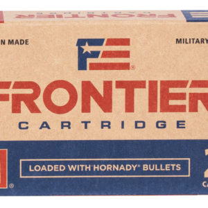 Hornady Frontier Cartridge FR200 Rifle M193 5.56x45mm NATO 55 gr Full Metal Jacket (FMJ) 20 rounds per Box/ 25 boxes per case