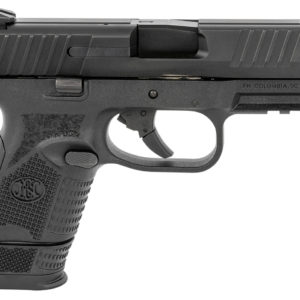 FN 66-100815 509 Compact 9mm Luger 3.70" 15+1 Black Black Steel Black Interchang